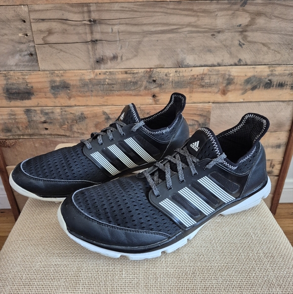 Adidas Climacool Black Athletic Sneakers Spikeless Golf Shoes Mens 11 - Picture 3 of 11